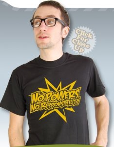 No Power, No Responsibility Tee