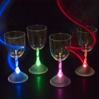 LED Light Up Party Wine Glasses