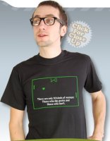 Binary Geek Pong Tee