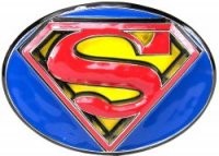 Superman Logo Belt Buckle