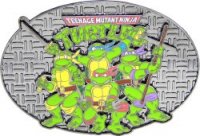 TMNT Retro Belt Buckle