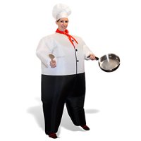 Huge Blow Up Funny Chef Fancy Dress Outfit