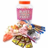 Retro Jar of 80s Sweets Nostalgia Gift