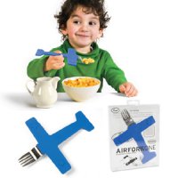 Aeroplane Fork Fun Kids Cutlery