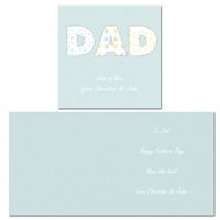 Personal Message Dad Card
