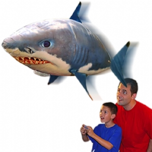 Air Swimming Shark RC Blimp - Click Image to Close