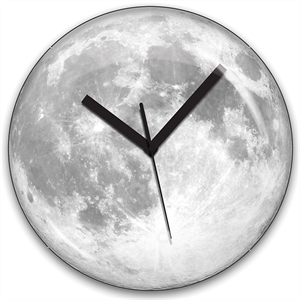 Real Glow Moon Wall Clock - Click Image to Close
