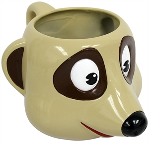 Cheeky Meerkat Face Mug