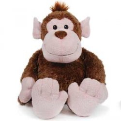 Cuddly Monkey Warming Teddy - Click Image to Close