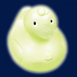 Glow in the Dark Night Bath Duck - Click Image to Close