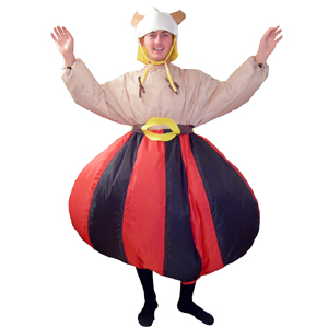Blow Up Comedy Viking Fancy Dress Costume - Click Image to Close