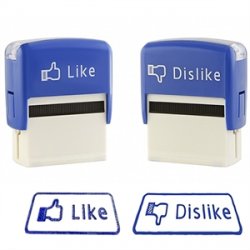 Like and Dislike Facebook Novelty Stamps - Click Image to Close