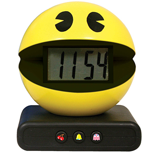 Pacman Retro Sounds Alarm Clock - Click Image to Close