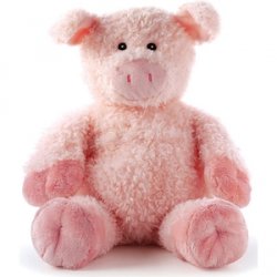 Plush Piggy Warming Teddy - Click Image to Close