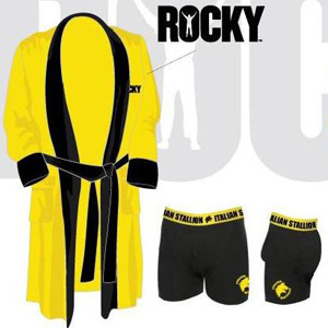 Rocky Balboa Gown and Boxer Shorts Set - Click Image to Close
