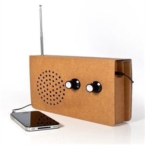 Eco Green Cardboard Mp3 Radio
