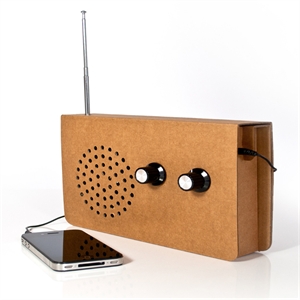 Eco Green Cardboard Mp3 Radio - Click Image to Close