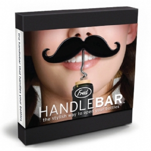Handlebar Tash Funny Beer and Wine Bottle Opener - Click Image to Close